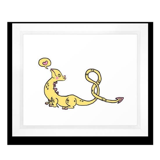 liz framed dragon.jpg